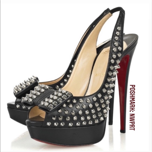 Christian Louboutin Shoes - CHRISTIAN LOUBOUTIN Clou Noeud Spike Bow 37.5